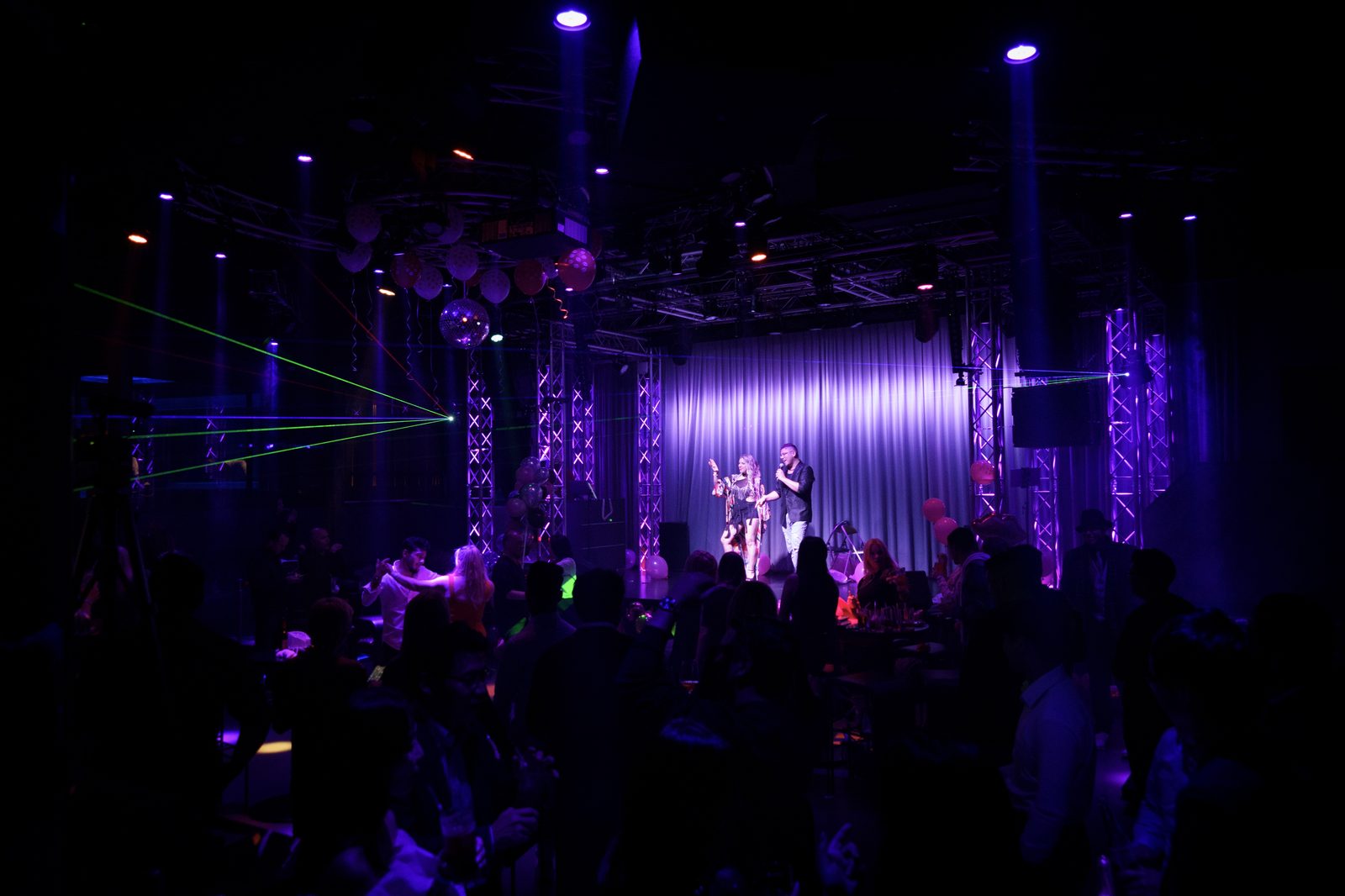 R3 Women Night Tokyo — laser-lit stage